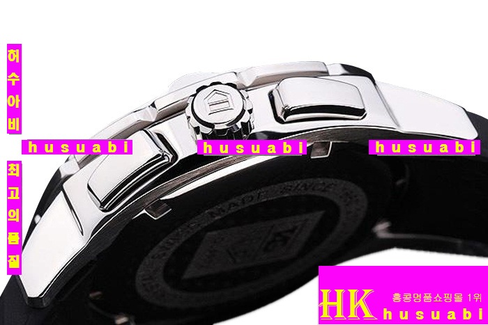 �±�ȣ�̾� ���ڽð� Tag Heuer Link Black leather Japanese Quartz MOVEMENT 43mm Men tag52