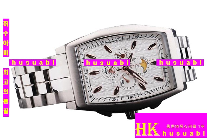���̴������� �ð� IWC ���ڸ�ǰ�ð� Replica IWC Schaffhausen Japanese Quartz White Square Stainless Steel Men