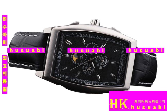 ���̴������� �����ð� ���׹�� Replica IWC Schaffhausen Japanese Quartz Square Black 33 mm. YC010-35