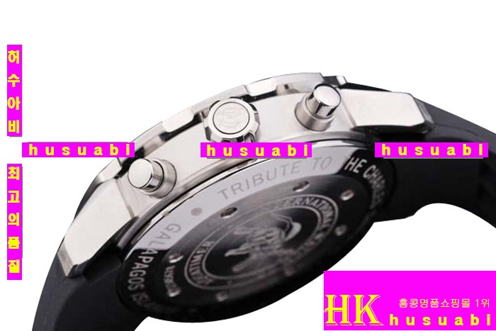 ���̴������� �����ð� Replica IWC Schaffhausen Black Rubber Men Japanese Quartz Movement. YC010-23