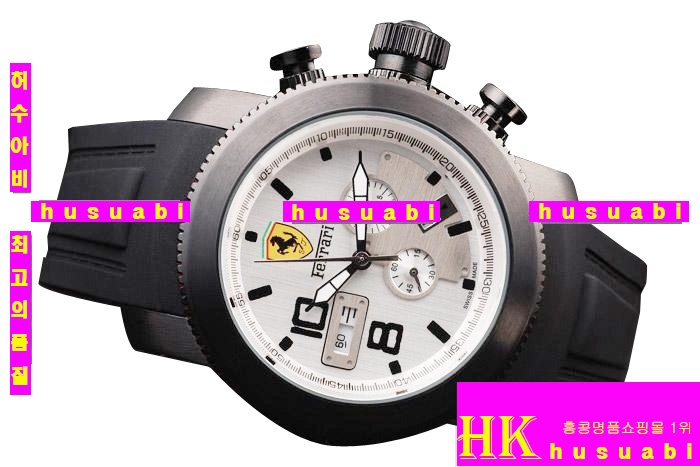 ��� �����ð� Replica Ferrari Men Black Ion Plated Stainless Steel Japanese Quartz Movement. YC001-8