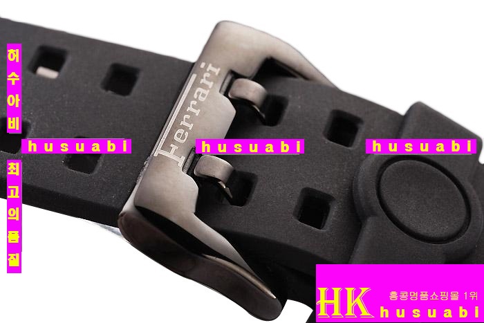 ��� �����ð� Replica Ferrari Men Black Ion Plated Stainless Steel Japanese Quartz Movement. YC001-8