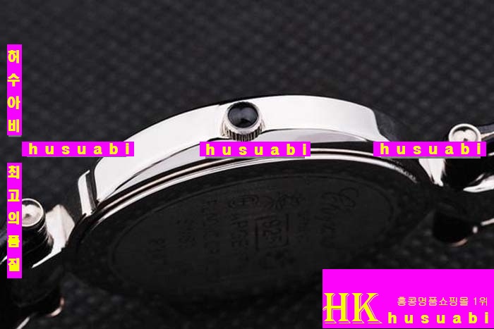 ���ĵ� ���ڽð� Replica Chopard Japanese Quartz MOVEMENT Polished Case Fancy Bezel Black leather Bracelet Women. sa-14