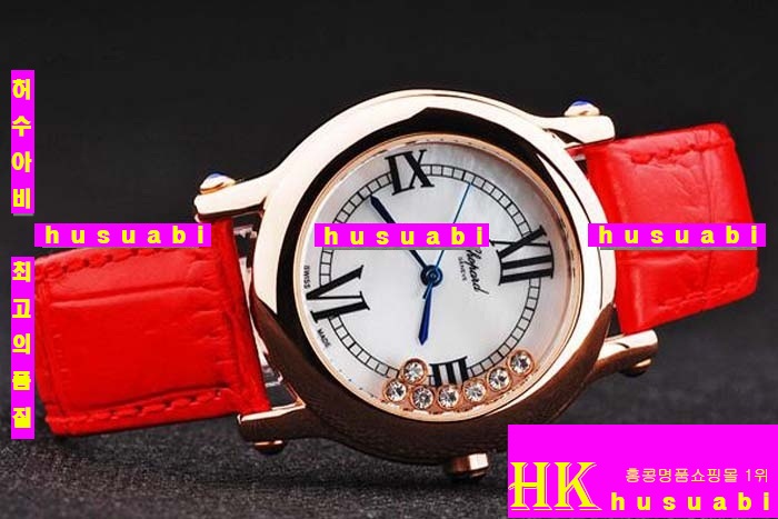 ���ĵ� ���ڽð� Replica Chopard Japanese Quartz MOVEMENT 18k yellow gold Case Bezel Red snake Bracelet Women. sa-6