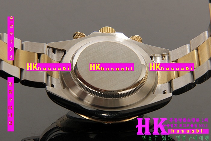 �η��� �ð� 116523 DAYTONA TWO-TONE 14K BLACK DIAL