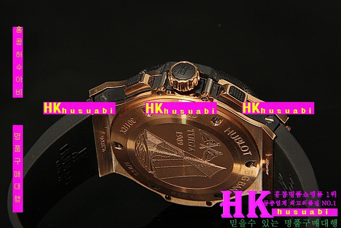 �嵿�� �ð� ������ �ð� Hublot Big Bang Black  Rose gold man 11426