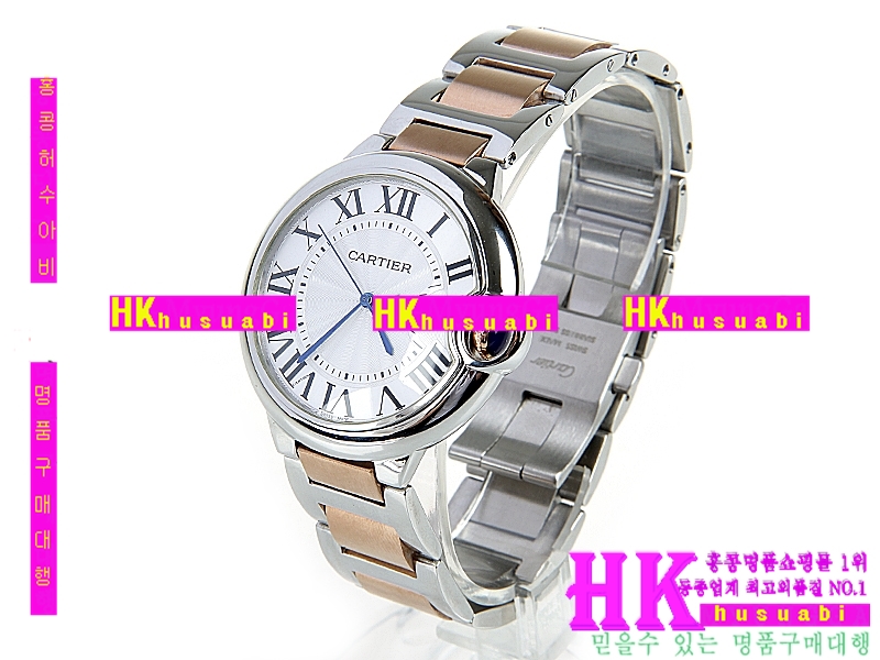��쿡 �߷պ���-��쿡 ��,�� ���� �ð�.Replica Cartier Japanese Quartz MOVEMENT 440 stainless steel men.117-030