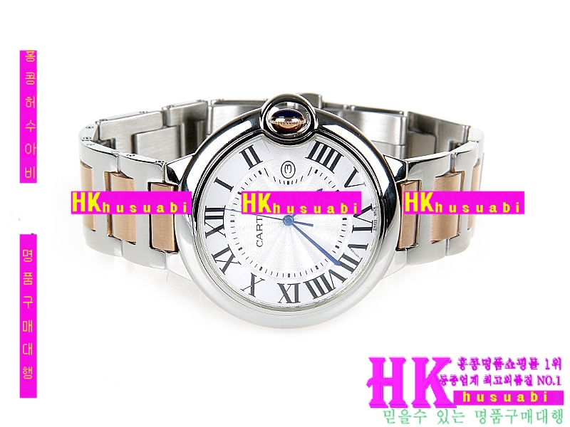 ��쿡 �߷պ���-��쿡 ��,�� ���� �ð�.Replica Cartier Japanese Quartz MOVEMENT 440 stainless steel men.117-030