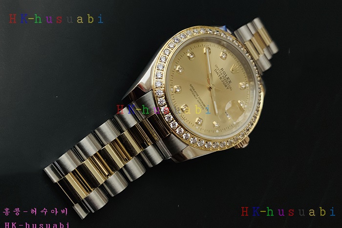  �η��� ���ڽð� Replica Rolex Datejust Automatic Movement Yellow gold Dial Crown Men.928117-32
